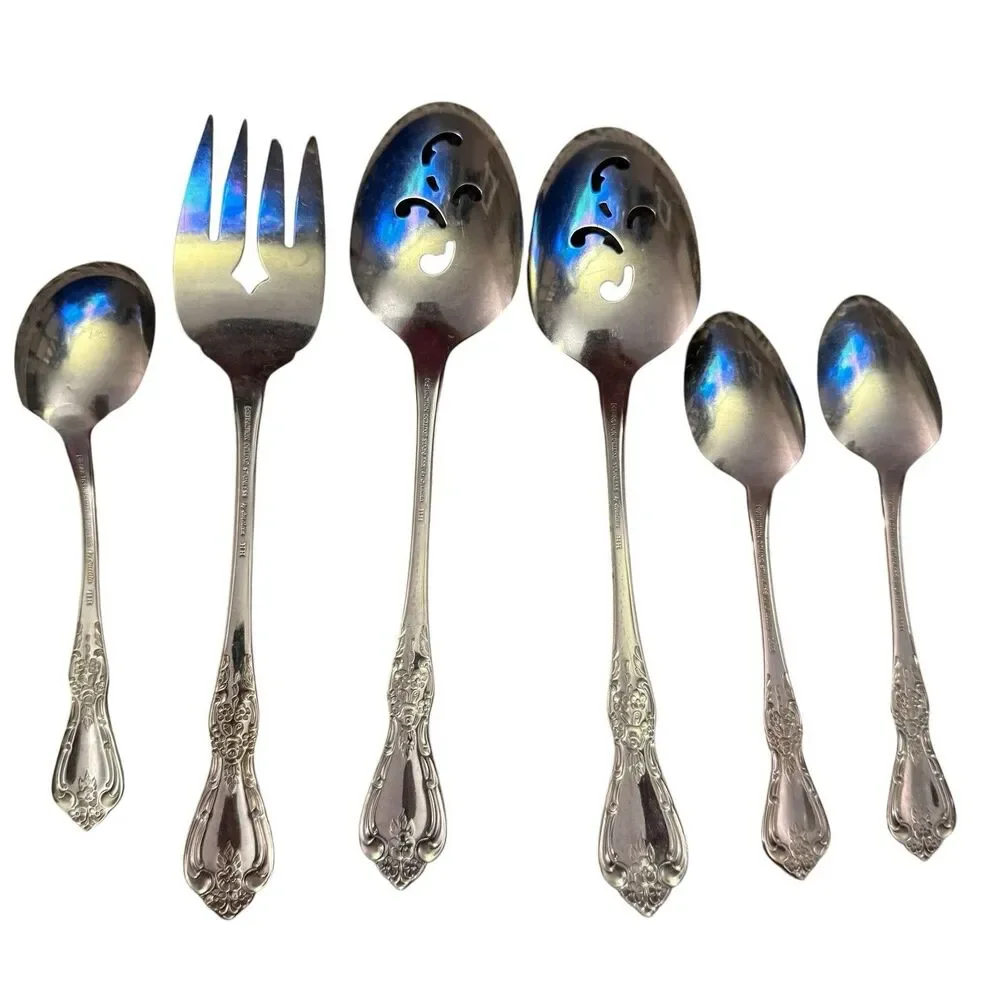 11 Piece Oneida Distinction Deluxe HH Kennett Square Stainless‎ Flatware hostess